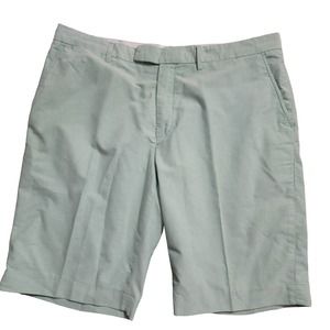 Polo Ralph Lauren mens Green‎ cotton flat front shorts sz 40